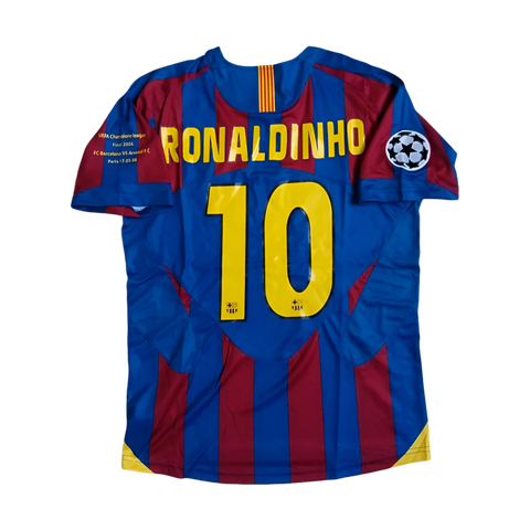 2005-06 Barcelona Home Shirt Ronaldinho #10