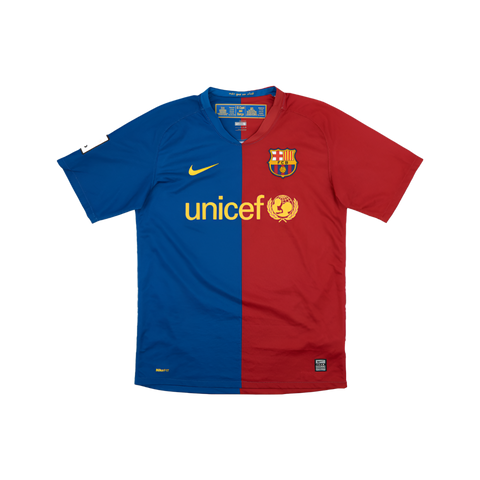 2008-09 Barcelona Home Shirt Messi #10