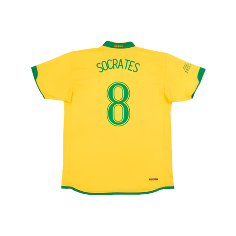 2006 Brazil Home Shirt Socrates #8