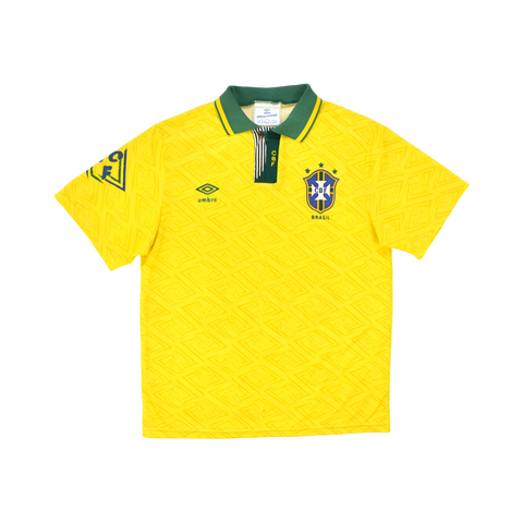 Maillot rétro domicile du Brésil 1991/92