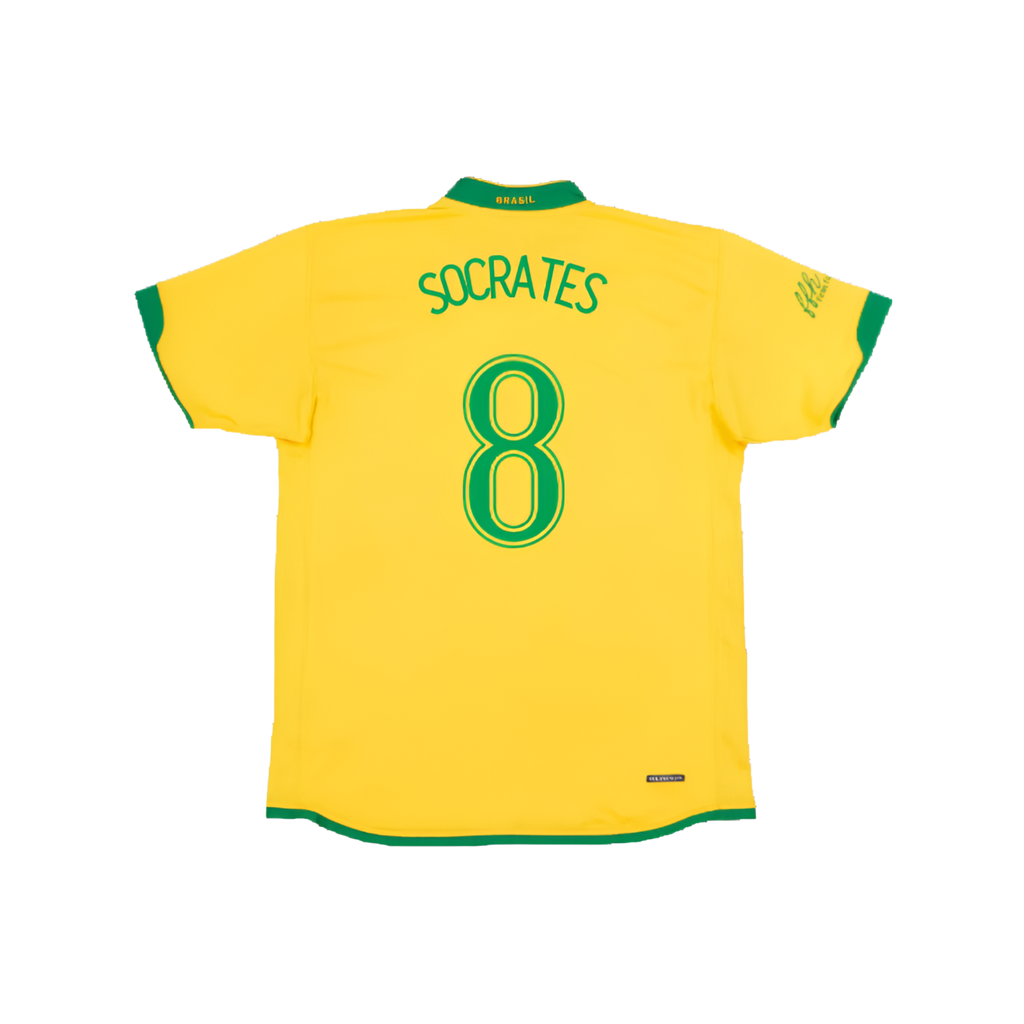 Camiseta Retro Sócrates Brasil 2006